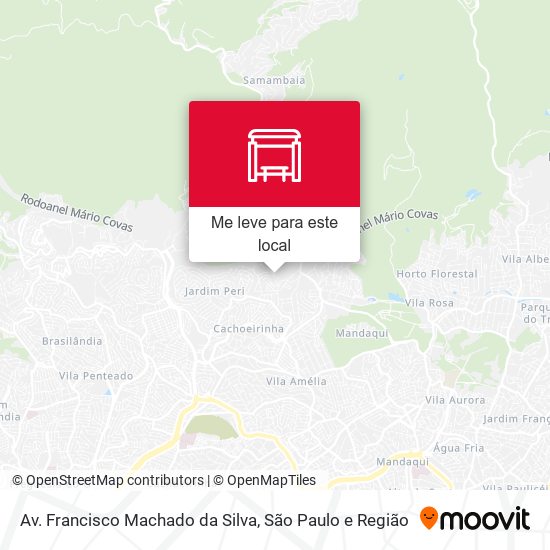 Av. Francisco Machado da Silva mapa