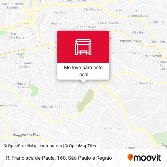 R. Francisca de Paula, 160 mapa