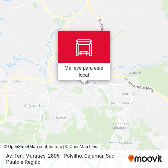 Av. Ten. Marques, 2805 - Polvilho, Cajamar mapa