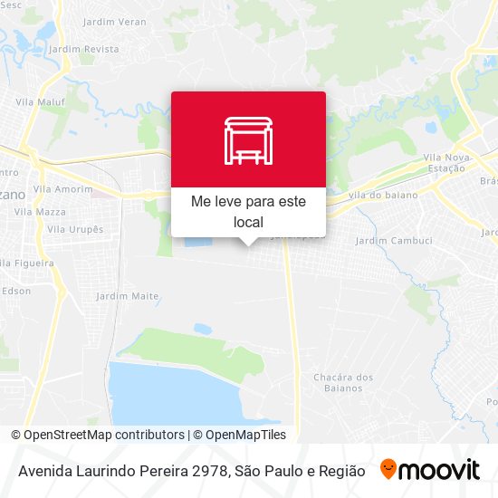 Avenida Laurindo Pereira 2978 mapa