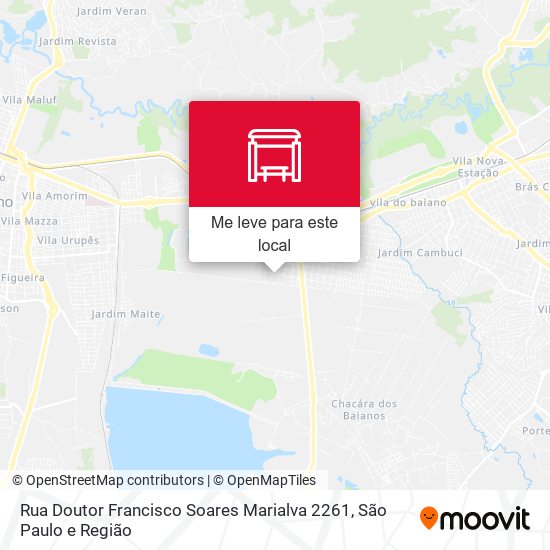 Rua Doutor Francisco Soares Marialva 2261 mapa