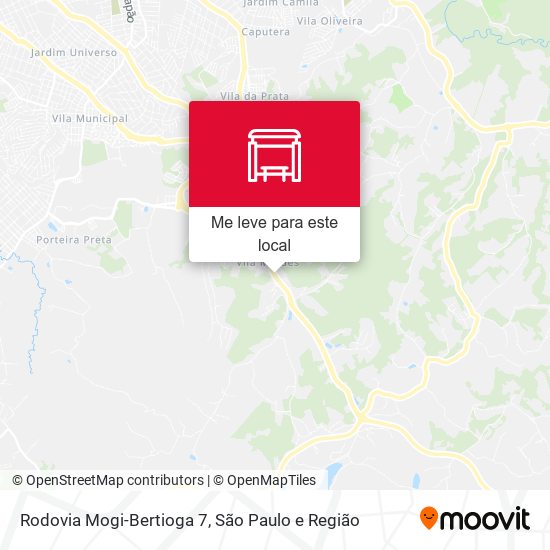Rodovia Mogi-Bertioga 7 mapa