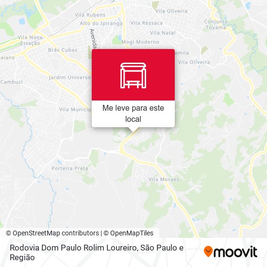 Rodovia Dom Paulo Rolim Loureiro mapa