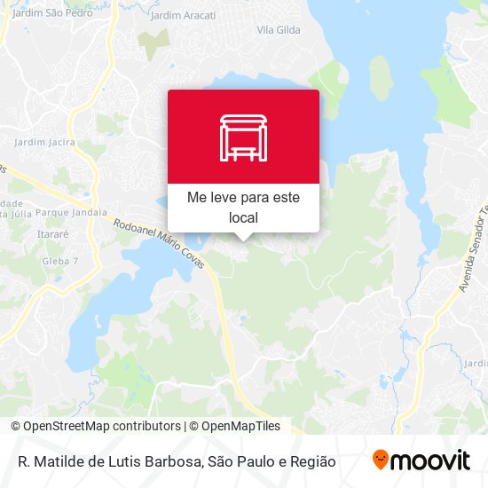 R. Matilde de Lutis Barbosa mapa