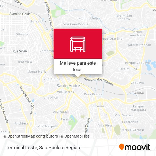 Terminal Leste mapa