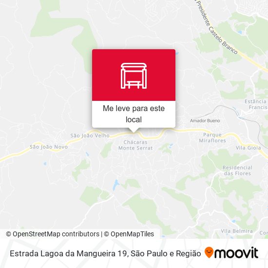 Estrada Lagoa da Mangueira 19 mapa