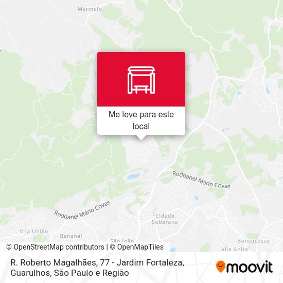 R. Roberto Magalhães, 77 - Jardim Fortaleza, Guarulhos mapa