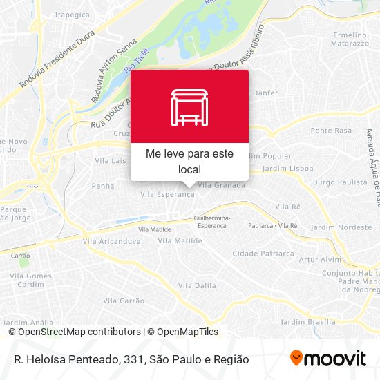 R. Heloísa Penteado, 331 mapa