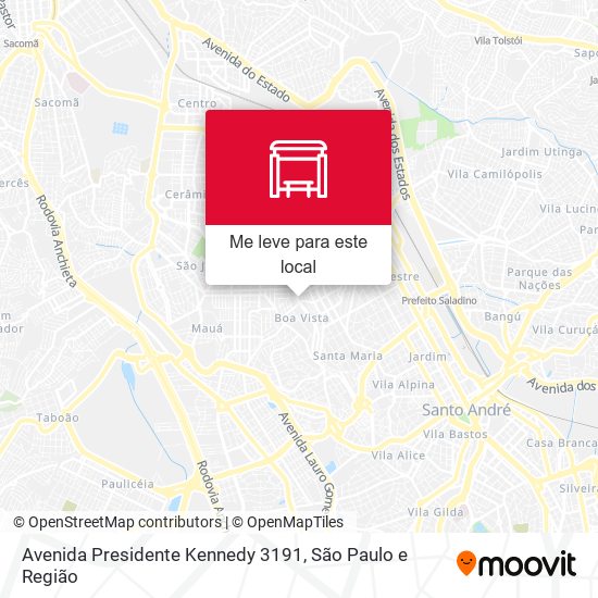 Avenida Presidente Kennedy 3191 mapa
