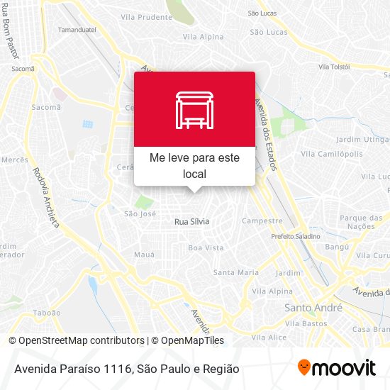 Avenida Paraíso 1116 mapa