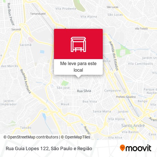 Rua Guia Lopes 122 mapa