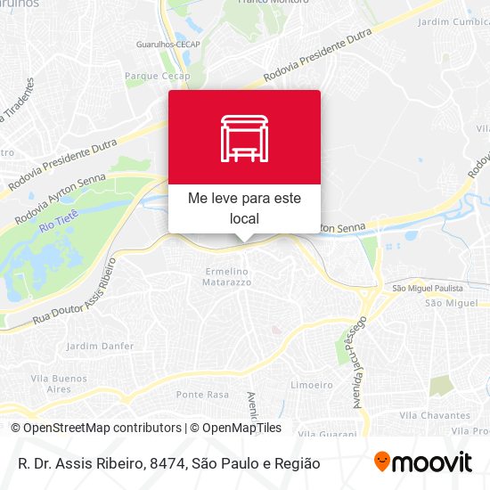 R. Dr. Assis Ribeiro, 8474 mapa