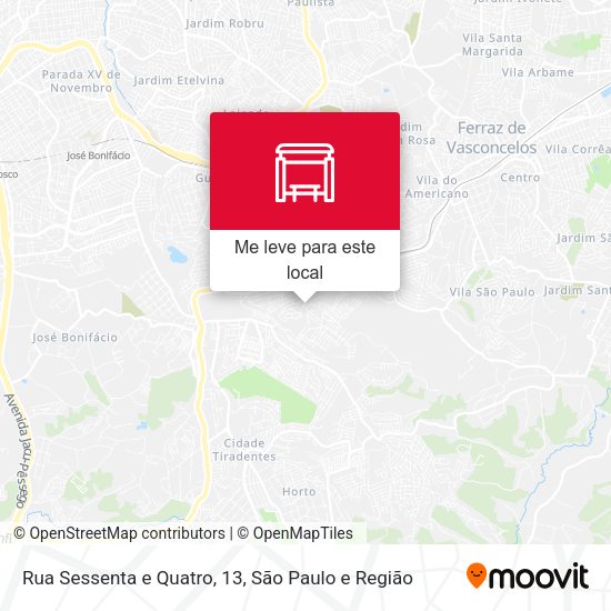 Rua Sessenta e Quatro, 13 mapa