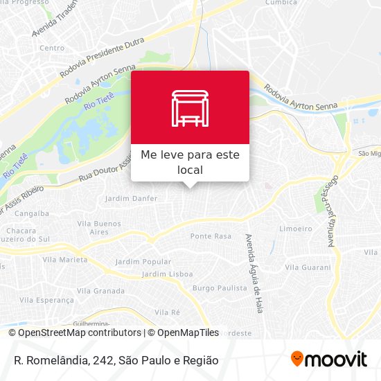 R. Romelândia, 242 mapa