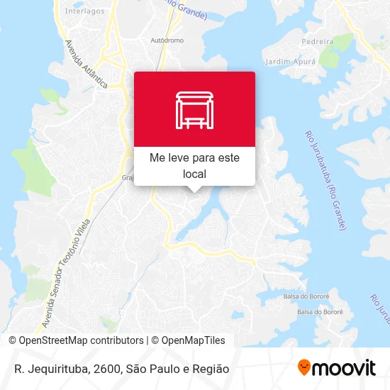 R. Jequirituba, 2600 mapa