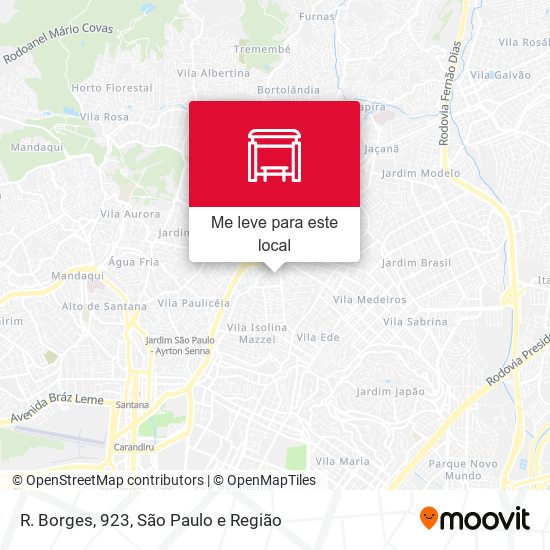 R. Borges, 923 mapa