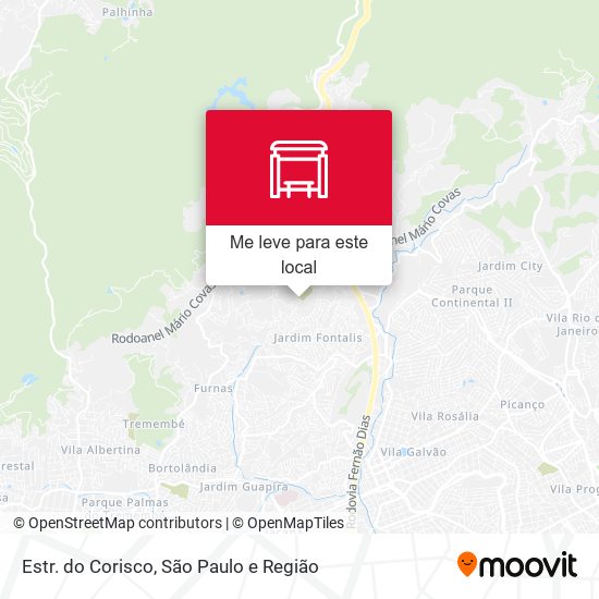 Estr. do Corisco mapa