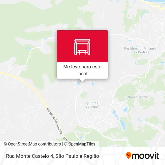 Rua Monte Castelo 4 mapa