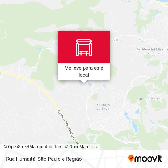 Rua Humaitá mapa