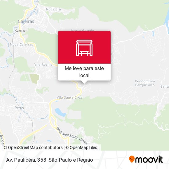 Av. Paulicéia, 358 mapa