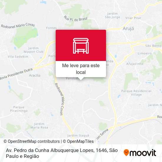 Av. Pedro da Cunha Albuquerque Lopes, 1646 mapa