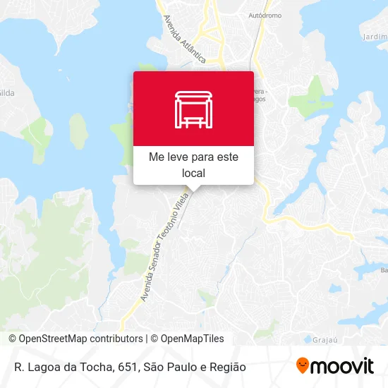 R. Lagoa da Tocha, 651 mapa