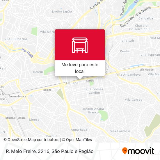 R. Melo Freire, 3216 mapa