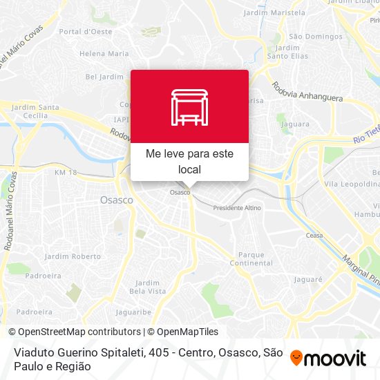 Viaduto Guerino Spitaleti, 405 - Centro, Osasco mapa