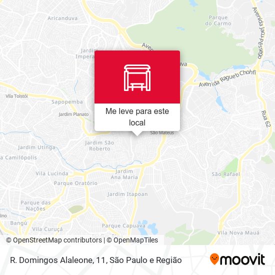 R. Domingos Alaleone, 11 mapa