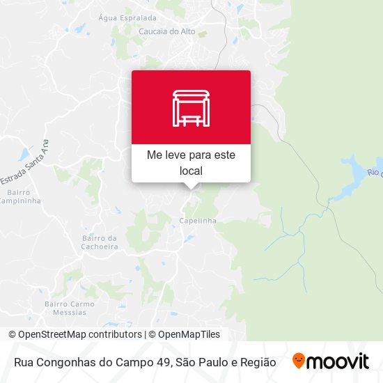 Rua Congonhas do Campo 49 mapa