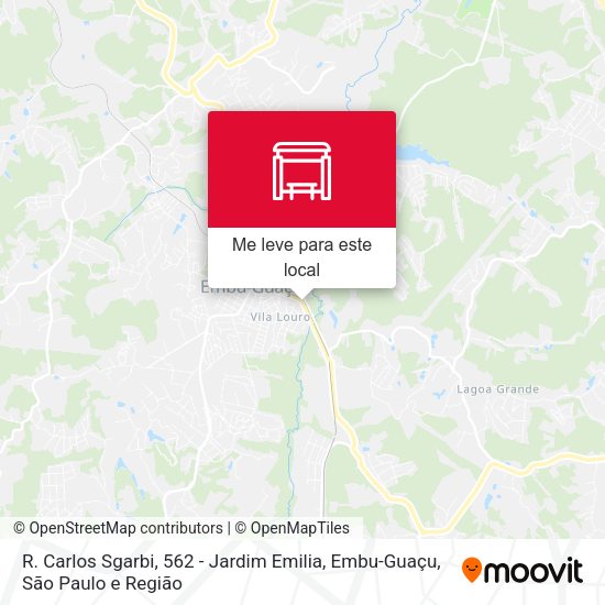 R. Carlos Sgarbi, 562 - Jardim Emilia, Embu-Guaçu mapa