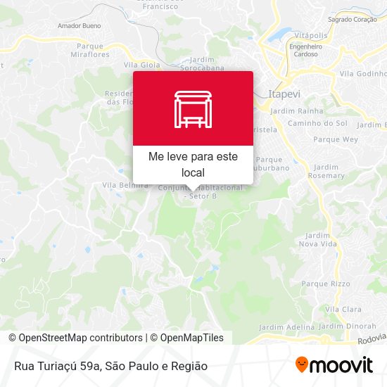 Rua Turiaçú 59a mapa