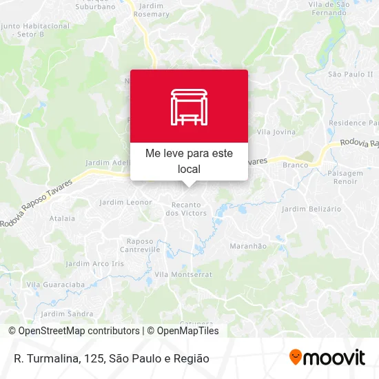 R. Turmalina, 125 mapa