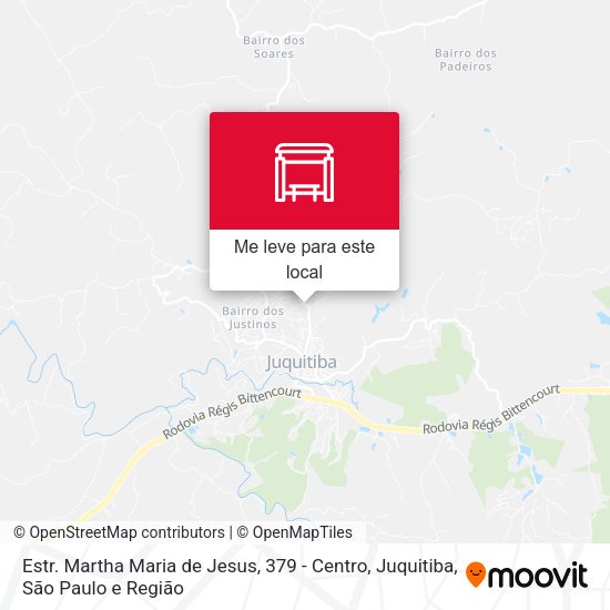 Estr. Martha Maria de Jesus, 379 - Centro, Juquitiba mapa