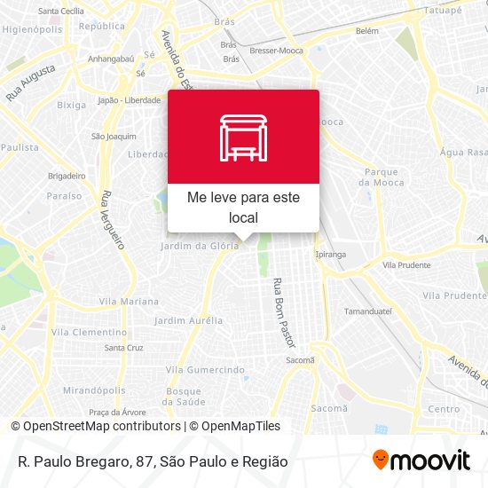 R. Paulo Bregaro, 87 mapa
