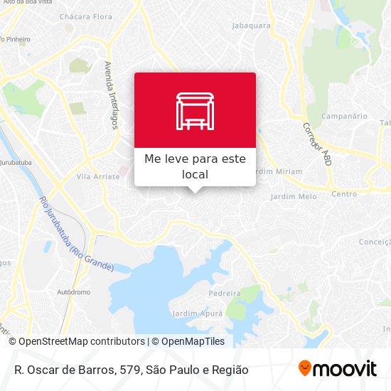 R. Oscar de Barros, 579 mapa