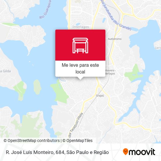 R. José Luís Monteiro, 684 mapa