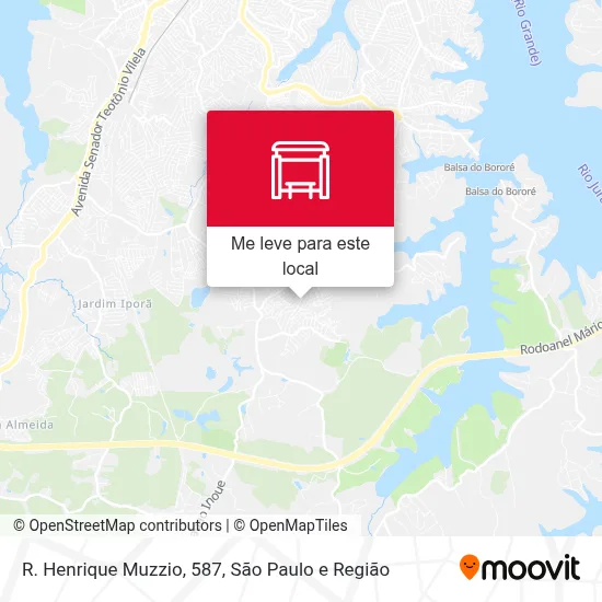 R. Henrique Muzzio, 587 mapa