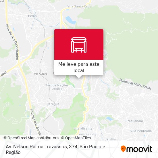 Av. Nelson Palma Travassos, 374 mapa
