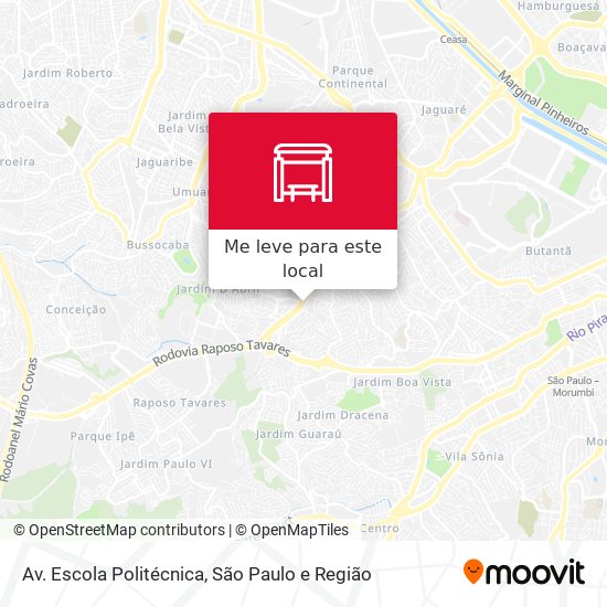 Av. Escola Politécnica mapa