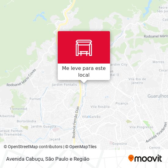 Avenida Cabuçu mapa