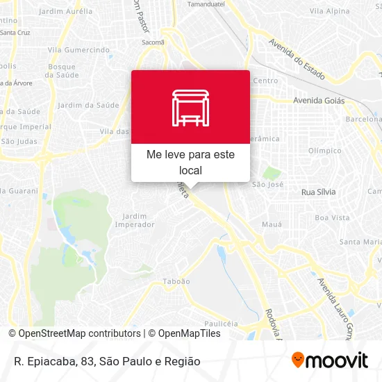 R. Epiacaba, 83 mapa
