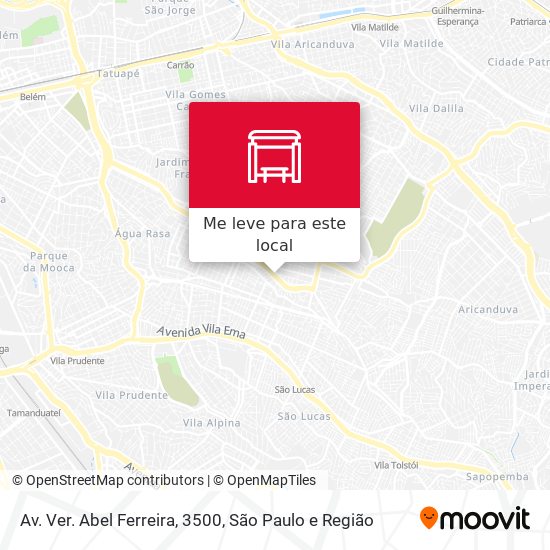Av. Ver. Abel Ferreira, 3500 mapa
