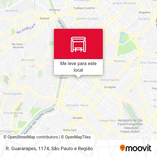 R. Guararapes, 1174 mapa