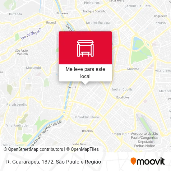 R. Guararapes, 1372 mapa