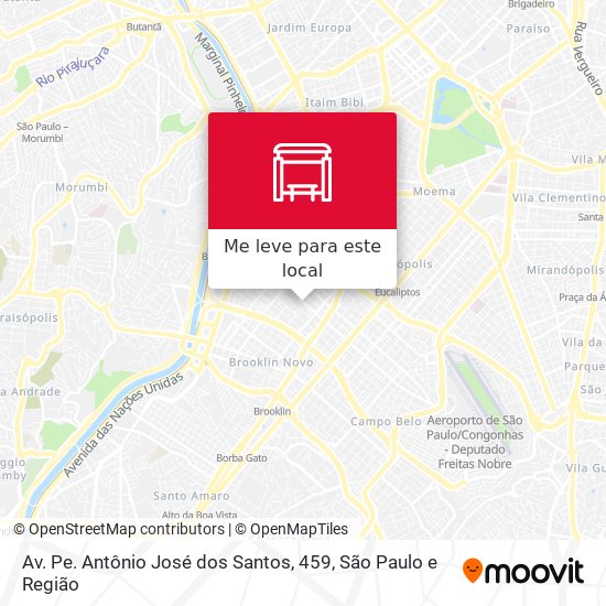 Av. Pe. Antônio José dos Santos, 459 mapa