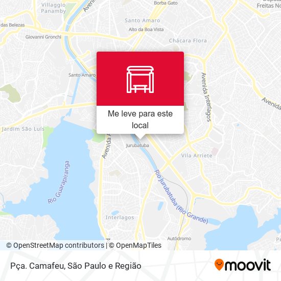 Pça. Camafeu mapa