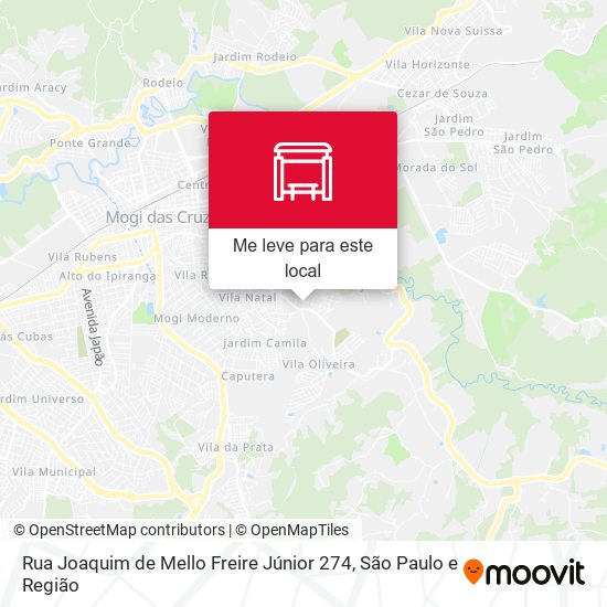 Rua Joaquim de Mello Freire Júnior 274 mapa