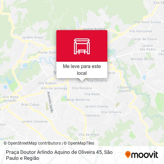 Praça Doutor Arlindo Aquino de Oliveira 45 mapa