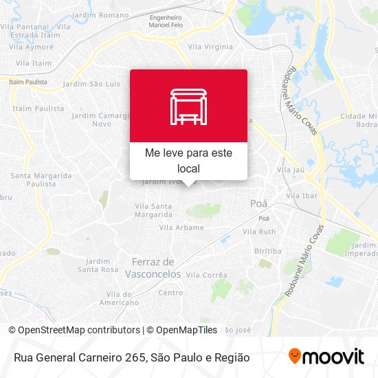 Rua General Carneiro 265 mapa